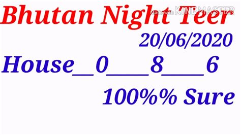BHUTAN NIGHT TEER .